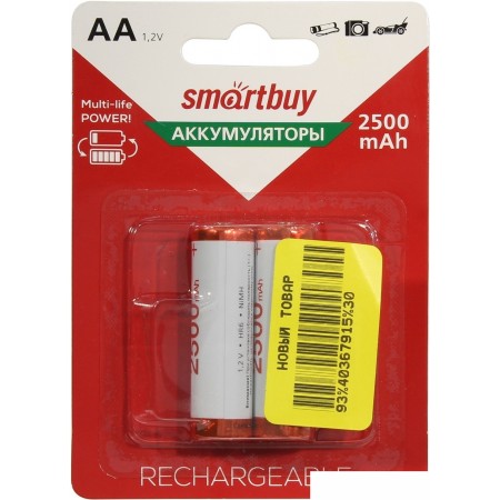 Аккумуляторы SmartBuy AA 2500mAh 2 шт. SBBR-2A02BL2500, AA 2500mAh 2 шт. SBBR-2A02BL2500
Аккумуляторы SmartBuy AA 2500mAh 2 шт. SBBR-2A02BL2500, AA 2500mAh 2 шт. SBBR-2A02BL2500
