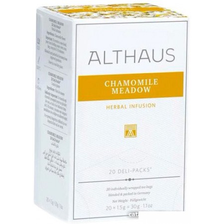 Althaus Deli Packs Camomile Meadow Ромашковый Луг 20 шт, Deli Packs Camomile Meadow Ромашковый Луг 20 шт
Althaus Deli Packs Camomile Meadow Ромашковый Луг 20 шт, Deli Packs Camomile Meadow Ромашковый Луг 20 шт