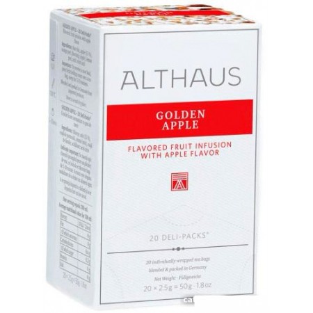 Фруктовый чай Althaus Deli Packs Golden Apple Золотое яблоко 20 шт, Deli Packs Golden Apple Золотое яблоко 20 шт
Фруктовый чай Althaus Deli Packs Golden Apple Золотое яблоко 20 шт, Deli Packs Golden Apple Золотое яблоко 20 шт