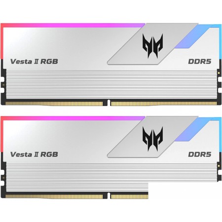 Оперативная память Acer Predator Vesta II RGB 2x32ГБ DDR5 6400 МГц BL.9BWWR.365, Predator Vesta II RGB 2x32ГБ DDR5 6400 МГц BL.9BWWR.365
Оперативная память Acer Predator Vesta II RGB 2x32ГБ DDR5 6400 МГц BL.9BWWR.365, Predator Vesta II RGB 2x32ГБ DDR5 6400 МГц BL.9BWWR.365