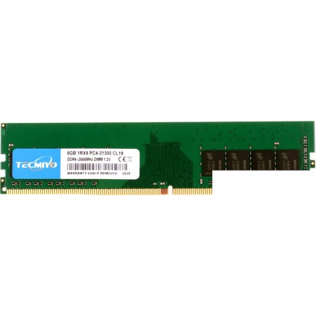 Оперативная память Tecmiyo 8ГБ DDR4 2666 МГц 8G1RPC4-21300U-GB, 8ГБ DDR4 2666 МГц 8G1RPC4-21300U-GB
Оперативная память Tecmiyo 8ГБ DDR4 2666 МГц 8G1RPC4-21300U-GB, 8ГБ DDR4 2666 МГц 8G1RPC4-21300U-GB