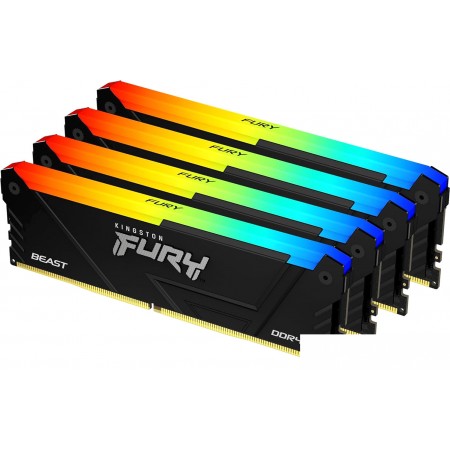 Оперативная память Kingston FURY Beast RGB 4x32ГБ DDR4 3600 МГц KF436C18BB2AK4/128, FURY Beast RGB 4x32ГБ DDR4 3600 МГц KF436C18BB2AK4/128
Оперативная память Kingston FURY Beast RGB 4x32ГБ DDR4 3600 МГц KF436C18BB2AK4/128, FURY Beast RGB 4x32ГБ DDR4 3600 МГц KF436C18BB2AK4/128