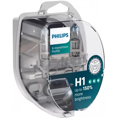 Галогенная лампа Philips H1 X-tremeVision Pro150 2шт, H1 X-tremeVision Pro150 2шт
Галогенная лампа Philips H1 X-tremeVision Pro150 2шт, H1 X-tremeVision Pro150 2шт