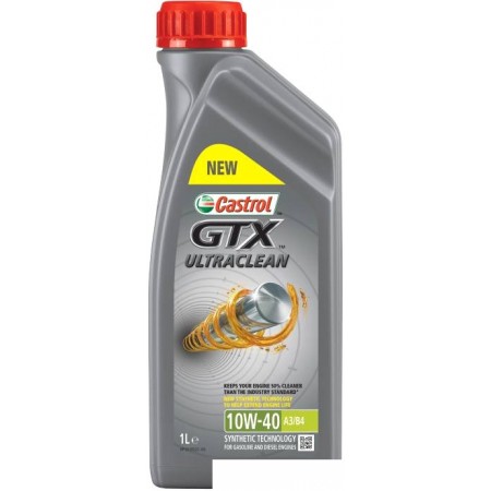 Моторное масло Castrol GTX Ultraclean 10W-40 A3/B4 1л, GTX Ultraclean 10W-40 A3/B4 1л
Моторное масло Castrol GTX Ultraclean 10W-40 A3/B4 1л, GTX Ultraclean 10W-40 A3/B4 1л