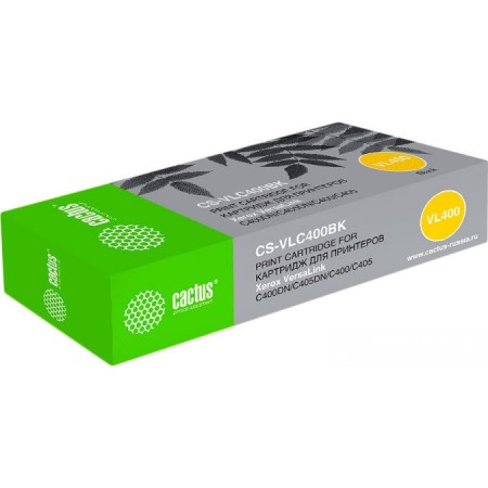Картридж CACTUS CS-VLC400BK (аналог Xerox 106R03532), CS-VLC400BK (аналог Xerox 106R03532)
Картридж CACTUS CS-VLC400BK (аналог Xerox 106R03532), CS-VLC400BK (аналог Xerox 106R03532)