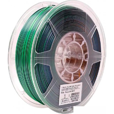 eSUN ePLA-Silk Mystic Filament ePLA-SilkMystic-P175JGB1 (1.75мм, 1кг, золотой/зеленый/черный), ePLA-Silk Mystic Filament ePLA-SilkMystic-P175JGB1 (1.75мм, 1кг, золотой/зеленый/черный)
eSUN ePLA-Silk Mystic Filament ePLA-SilkMystic-P175JGB1 (1.75мм, 1кг, золотой/зеленый/черный), ePLA-Silk Mystic Filament ePLA-SilkMystic-P175JGB1 (1.75мм, 1кг, золотой/зеленый/черный)