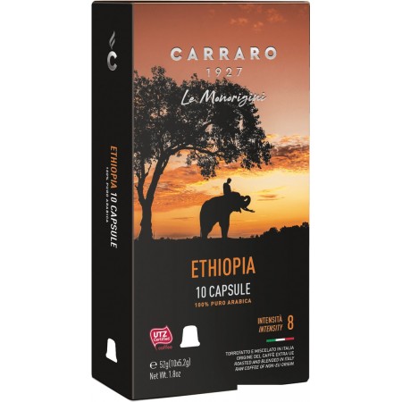 Кофе в капсулах Carraro Ethiopia в капсулах Nespresso 10 шт, Ethiopia в капсулах Nespresso 10 шт
Кофе в капсулах Carraro Ethiopia в капсулах Nespresso 10 шт, Ethiopia в капсулах Nespresso 10 шт