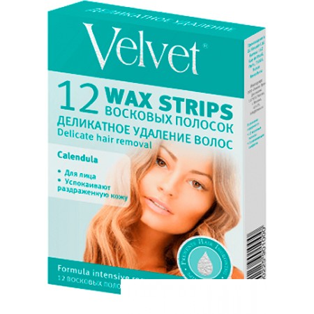 Полоска для депиляции Velvet Для лица деликатное удаление волос 12 шт, Для лица деликатное удаление волос 12 шт
Полоска для депиляции Velvet Для лица деликатное удаление волос 12 шт, Для лица деликатное удаление волос 12 шт