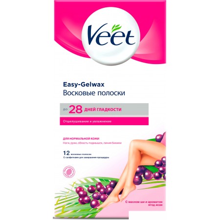 Полоска для депиляции Veet Набор для депиляции Easy Gel-Wax для нормальной кожи (12 шт), Набор для депиляции Easy Gel-Wax для нормальной кожи (12 шт)
Полоска для депиляции Veet Набор для депиляции Easy Gel-Wax для нормальной кожи (12 шт), Набор для депиляции Easy Gel-Wax для нормальной кожи (12 шт)