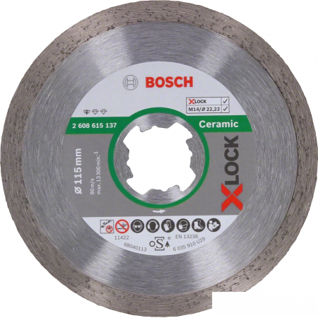 Отрезной диск алмазный Bosch X-LOCK Standard Ceramic 2608615137, X-LOCK Standard Ceramic 2608615137
Отрезной диск алмазный Bosch X-LOCK Standard Ceramic 2608615137, X-LOCK Standard Ceramic 2608615137
