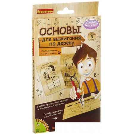 Набор для создания поделок/игрушек Bondibon Основы для выжигания. Домашние питомцы ВВ2063, Основы для выжигания. Домашние питомцы ВВ2063
Набор для создания поделок/игрушек Bondibon Основы для выжигания. Домашние питомцы ВВ2063, Основы для выжигания. Домашние питомцы ВВ2063