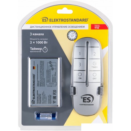 Пульт управления Elektrostandard 3-канальный для дистанционного управления Y10, 3-канальный для дистанционного управления Y10
Пульт управления Elektrostandard 3-канальный для дистанционного управления Y10, 3-канальный для дистанционного управления Y10
