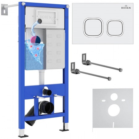 Инсталляция для унитаза Roxen StounFix Dual Fresh 826157, StounFix Dual Fresh 826157
Инсталляция для унитаза Roxen StounFix Dual Fresh 826157, StounFix Dual Fresh 826157