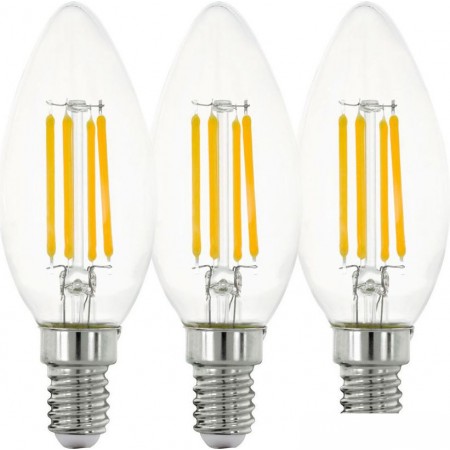 Светодиодная лампочка Eglo 12811 C35 4W(E14) 2700K (3 шт), 12811 C35 4W(E14) 2700K (3 шт)
Светодиодная лампочка Eglo 12811 C35 4W(E14) 2700K (3 шт), 12811 C35 4W(E14) 2700K (3 шт)