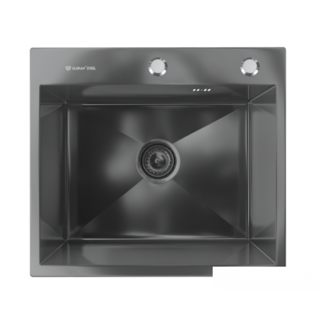 Кухонная мойка Ulgran Steel 50x45 (черная брашированная сталь), Steel 50x45 (черная брашированная сталь)
Кухонная мойка Ulgran Steel 50x45 (черная брашированная сталь), Steel 50x45 (черная брашированная сталь)