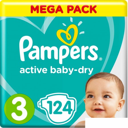 Подгузники Pampers Active Baby-Dry 3 Midi (124 шт), Active Baby-Dry 3 Midi (124 шт)
Подгузники Pampers Active Baby-Dry 3 Midi (124 шт), Active Baby-Dry 3 Midi (124 шт)