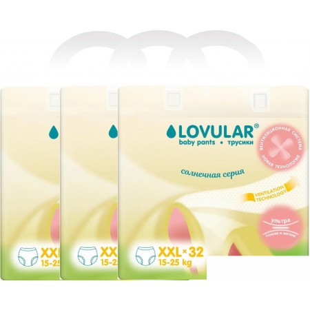 Lovular Солнечная серия XXL 15-25 кг (96 шт), Солнечная серия XXL 15-25 кг (96 шт)
Lovular Солнечная серия XXL 15-25 кг (96 шт), Солнечная серия XXL 15-25 кг (96 шт)