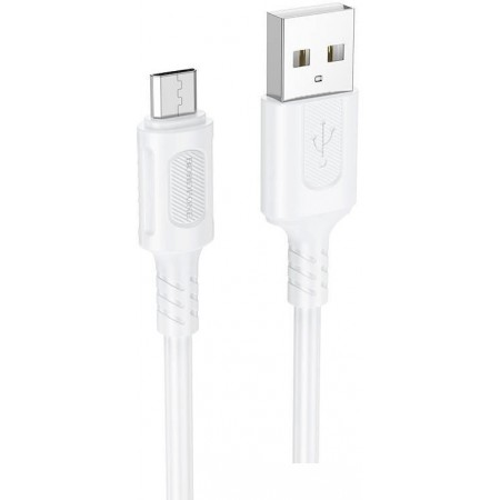 

Borofone BX111 USB Type-A - microUSB (1 м, белый), BX111 USB Type-A - microUSB (1 м, белый)