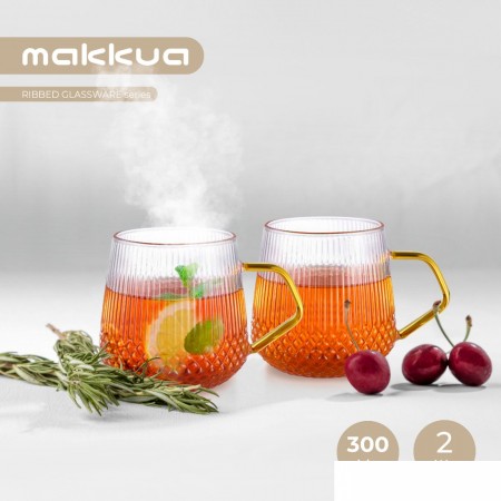 

Makkua Ribbed Glassware RC300, Ribbed Glassware RC300